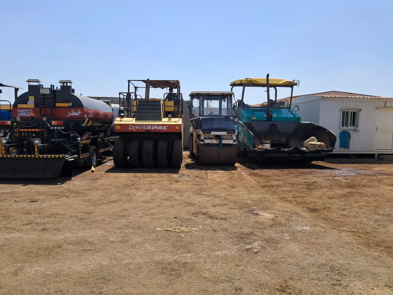 Heavy equipment fleet